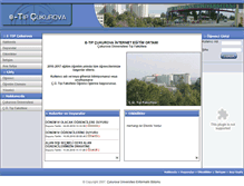 Tablet Screenshot of etip.cu.edu.tr