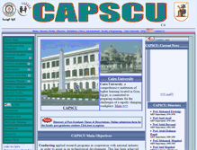Tablet Screenshot of capscu.eng.cu.edu.eg