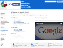 Tablet Screenshot of googleapps.sci.cu.edu.eg