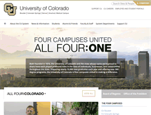 Tablet Screenshot of cu.edu