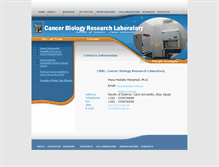 Tablet Screenshot of cbrl.cu.edu.eg